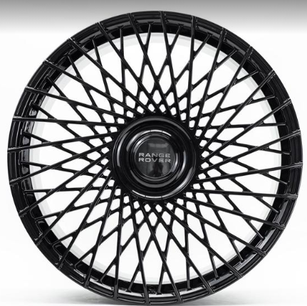 24 Inch Monoblock Forged Black Range Rover Rims HSE & Sport SV P360 P400 P460 Wheels