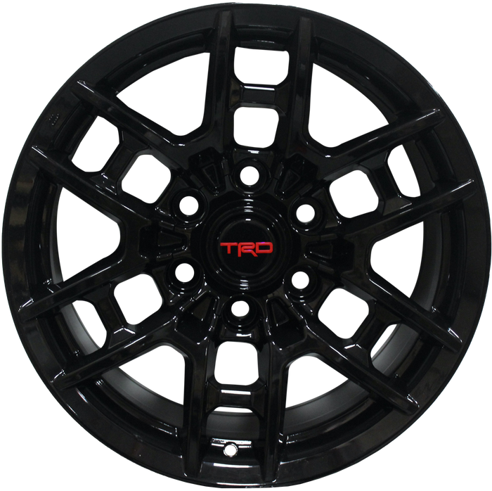 18 Inch Toyota TRD PRO Style Gloss Black Rims Fits 4Runner FJ Cruiser Tacoma Style Wheels