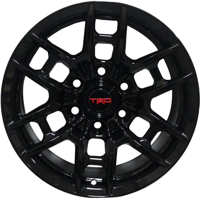 17 Inch Toyota TRD PRO Style Gloss Black Rims Fits 4Runner FJ Cruiser Tacoma Style Wheels