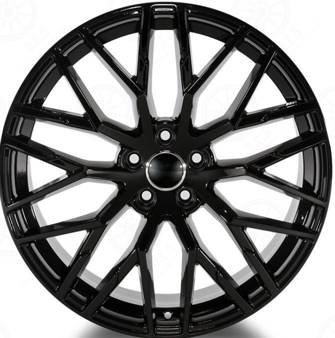 20 Inch Rims Audi S Line R8 Style A4 S4 A5 S5 A6 S6 A7 S7 Q3 Q5 SQ5 Mesh R8 Gloss Black Wheels