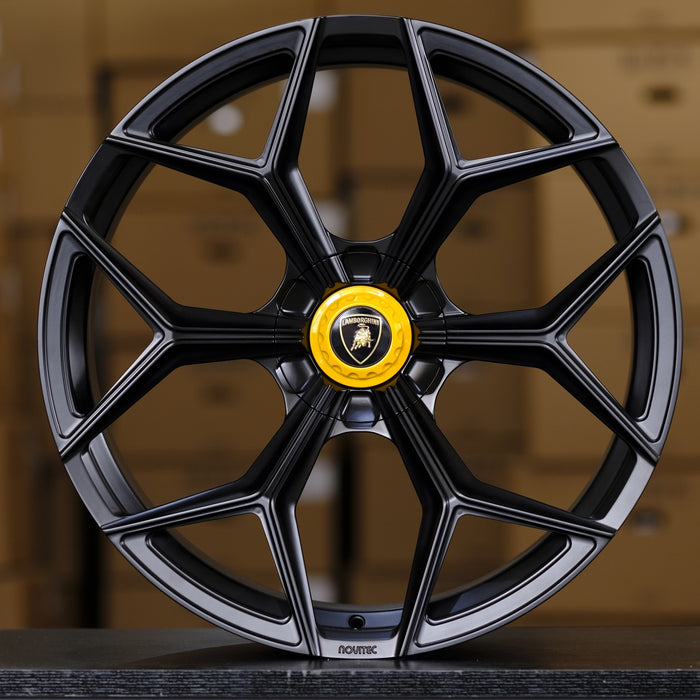 23" Lamborghini Matte Black Wheel