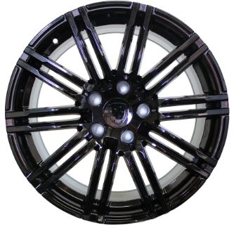 21 Inch Rims Fits Porsche Cayenne Turbo S GTS Base Gloss Black Wheels