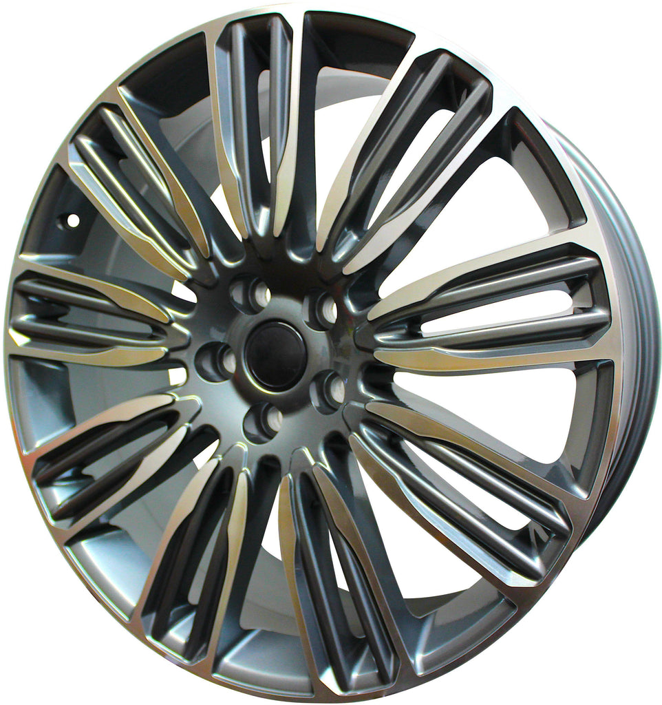 21 Inch Rims Range Rover Autobiography Sport LR3 LR4 & HSE Wheels Gunmetal Machined Face