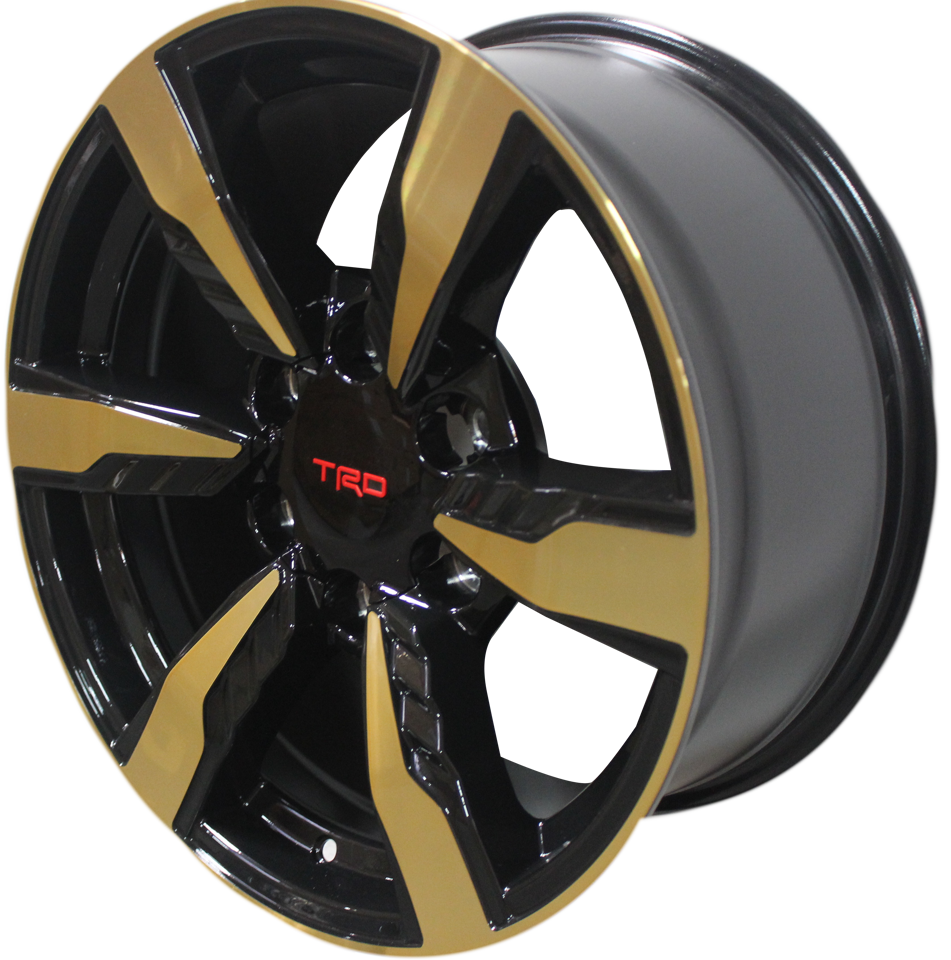 20 Inch Toyota TRD Style Rims Fits 4Runner FJ Cruiser Tacoma Gold Wheels