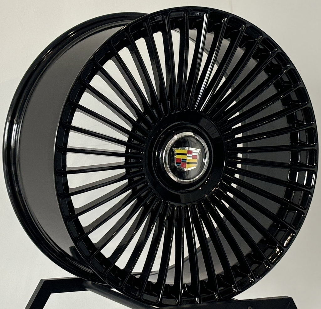 22" INCH ESCALADE RIMS SUV & ESV MODELS BLACK CADILLAC WHEELS