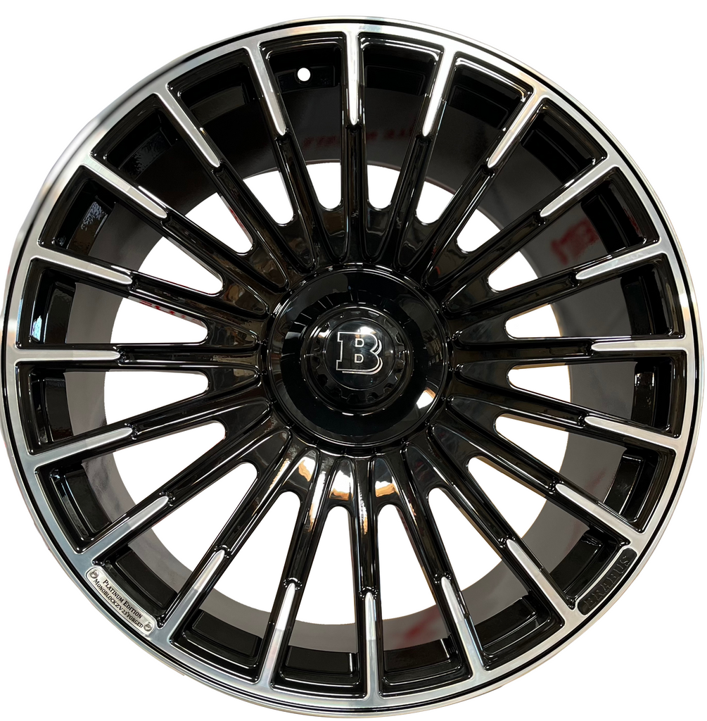 22 Inch Forged Brabus Style Rims Fit Mercedes S580 S560 S600 S500 S550 S63 S400 S Class Wheels