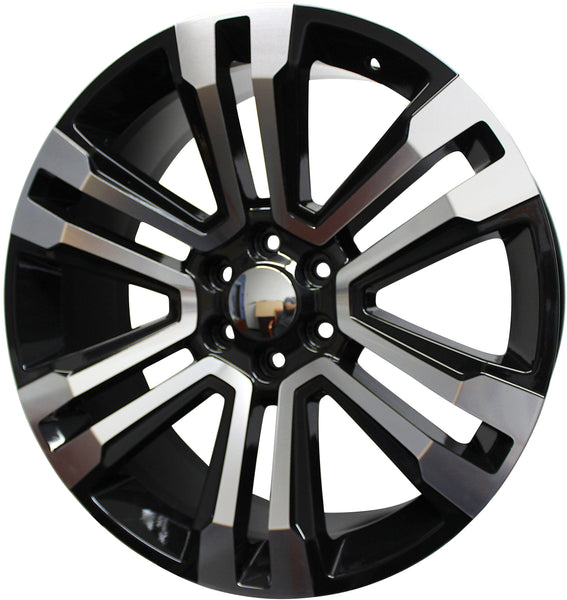 Chevy Alaska Rims 24 INCH GMC/CHEVY RIMS SIERRA DENALI YUKON TAHOE SUBURBAN AVALANCH LTZ ...
