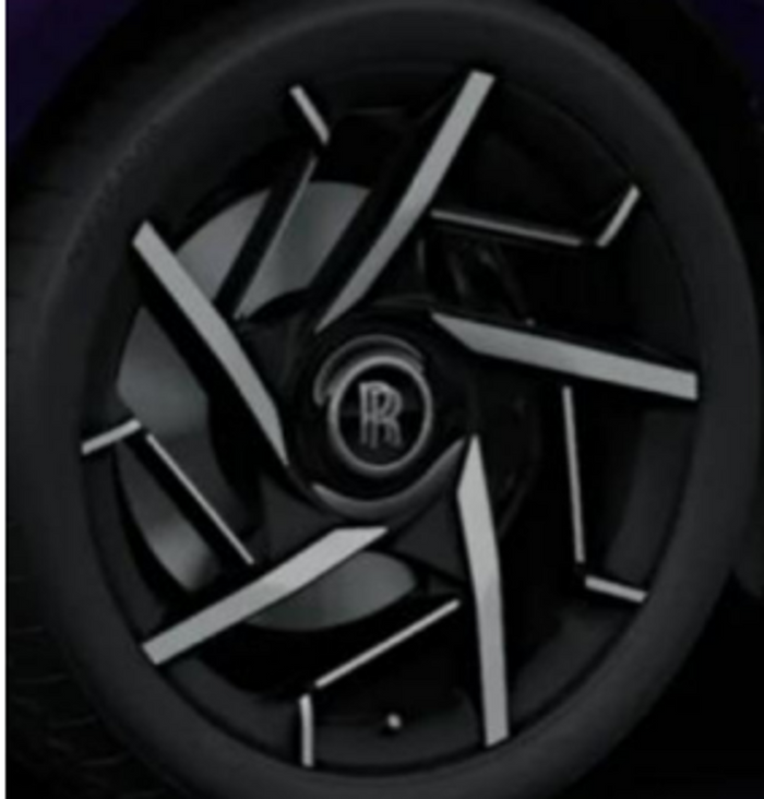 24” Rolls Royce Monoblock Forged Black Polished Wheels for Rolls Royce Ghost / Phantom / Wraith Fitment