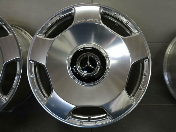 22" Mercedes G-Wagon G580 G550 G63 G65 Forged Brabus Style Polished Wheels & Rims