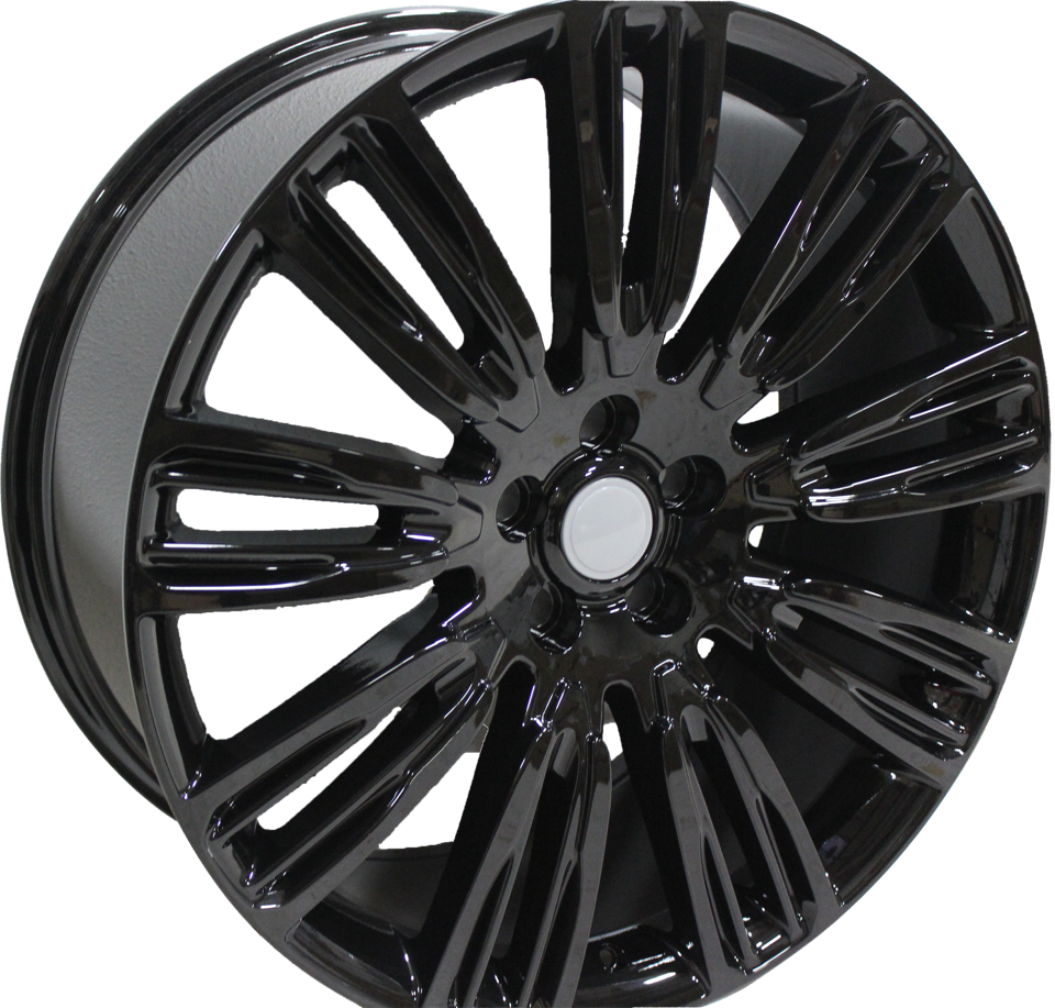 21 Inch WHEELS FITS VELAR EVOQUE FREELANDER MODELS GLOSS BLACK RIMS