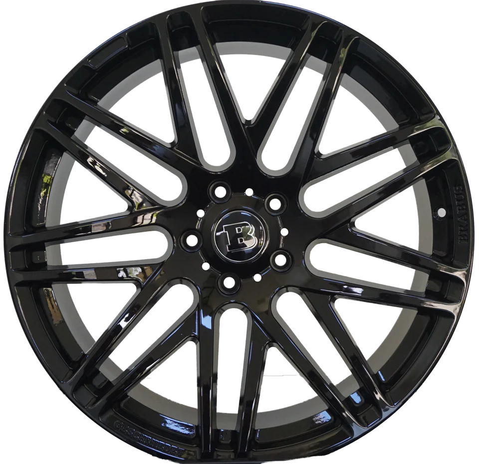 22 Inch Mercedes GLE ML GL GLS Rims Gloss Black Mercedes Wheels