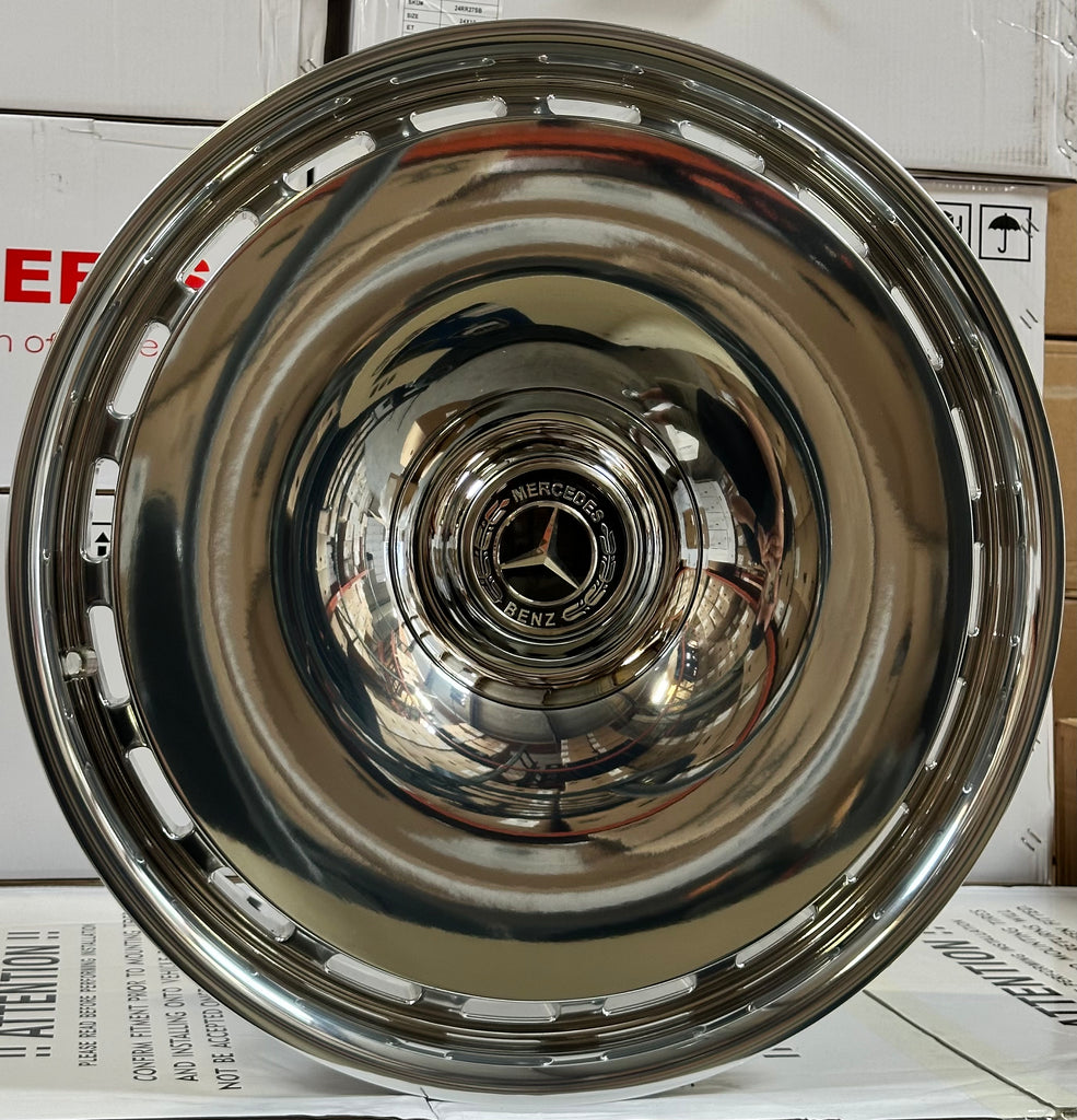 22" INCH ROLLS ROYCE GHOST CULLINAN PHANTOM POLISHED STAGGERED WHEELS
