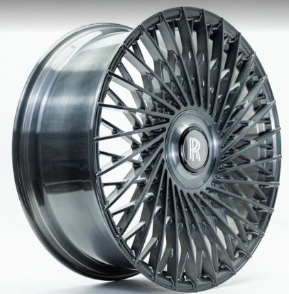 22" INCH ROLLS ROYCE GHOST CULLINAN PHANTOM GUNMETAL STAGGERED WHEELS