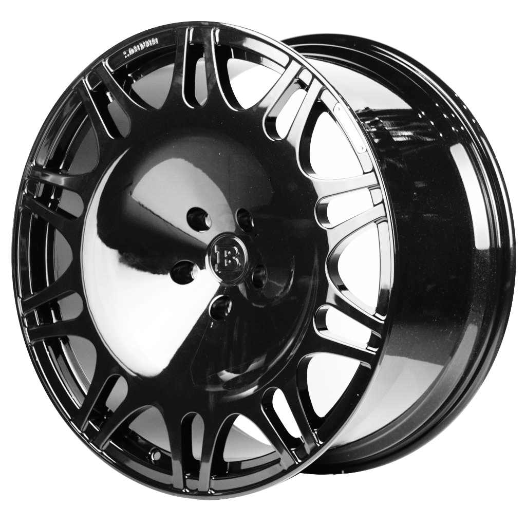 22" Inch Staggered BRABUS FORGED Style Rims Fit Mercedes S600 S580 S560 S500 S550 S63 S400 S450 S350 S Class Gloss Black Wheels
