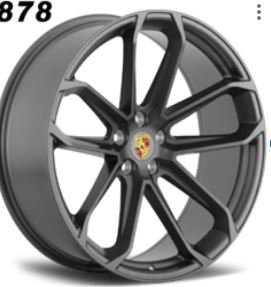 21 Inch Staggered Rims Fits Porsche Macan Base S GTS Turbo Staggered Wheels