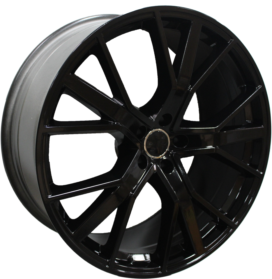 22 INCH WHEELS AUDI Q5 Q7 Q8 S6 S7 S8 A6 A7 A8 S LINE GLOSS BLACK RIMS