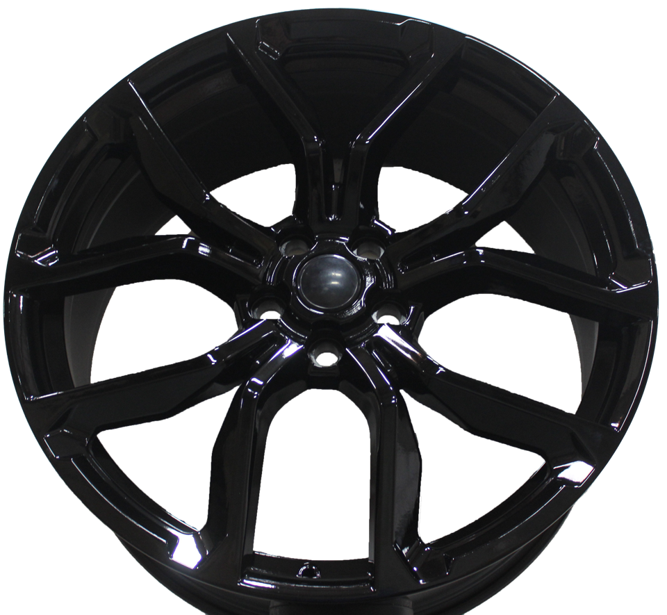 24 Inch Rims fit Range Rover Sport SVR HSE Full Size SVR Style Gloss Black Wheels