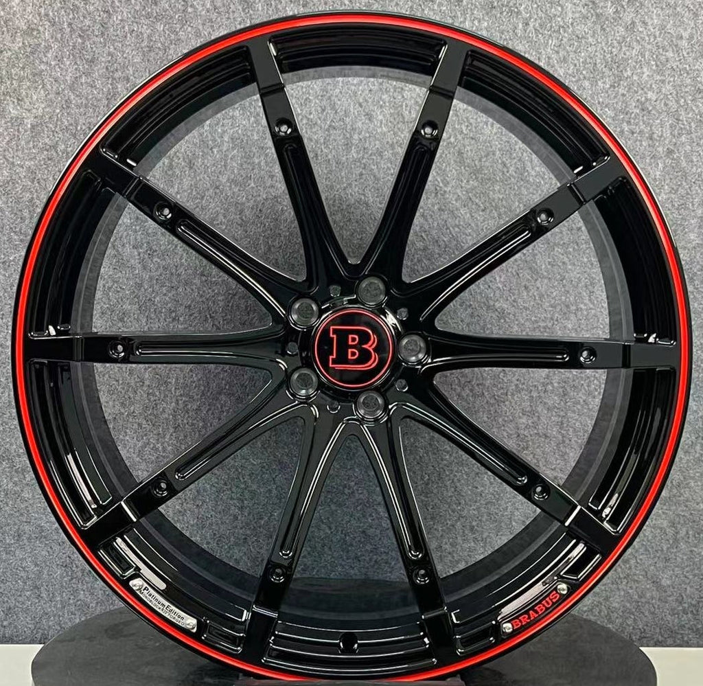 24 Inch Forged Rims Fit Mercedes G Wagon G550 G65 G63 G55 G500 Brabus "Rocket" Style Wheels