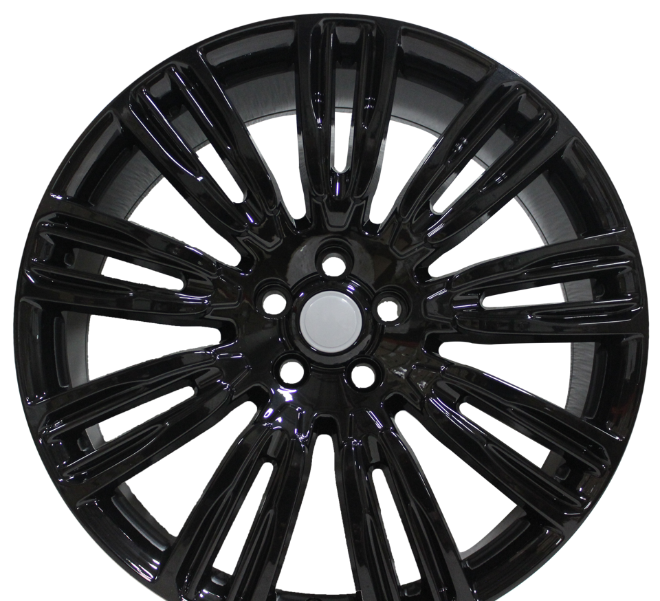 21 Inch WHEELS FITS VELAR EVOQUE FREELANDER MODELS GLOSS BLACK RIMS