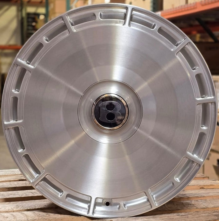 22 INCH BENTLEY CONTINENTAL GT BENTLEY FLYING SPUR FORGED SILVER POLISHED WHEELS