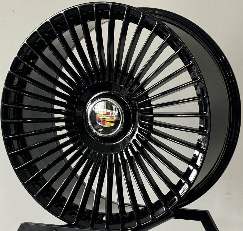 22" INCH ESCALADE RIMS SUV & ESV MODELS BLACK CADILLAC WHEELS