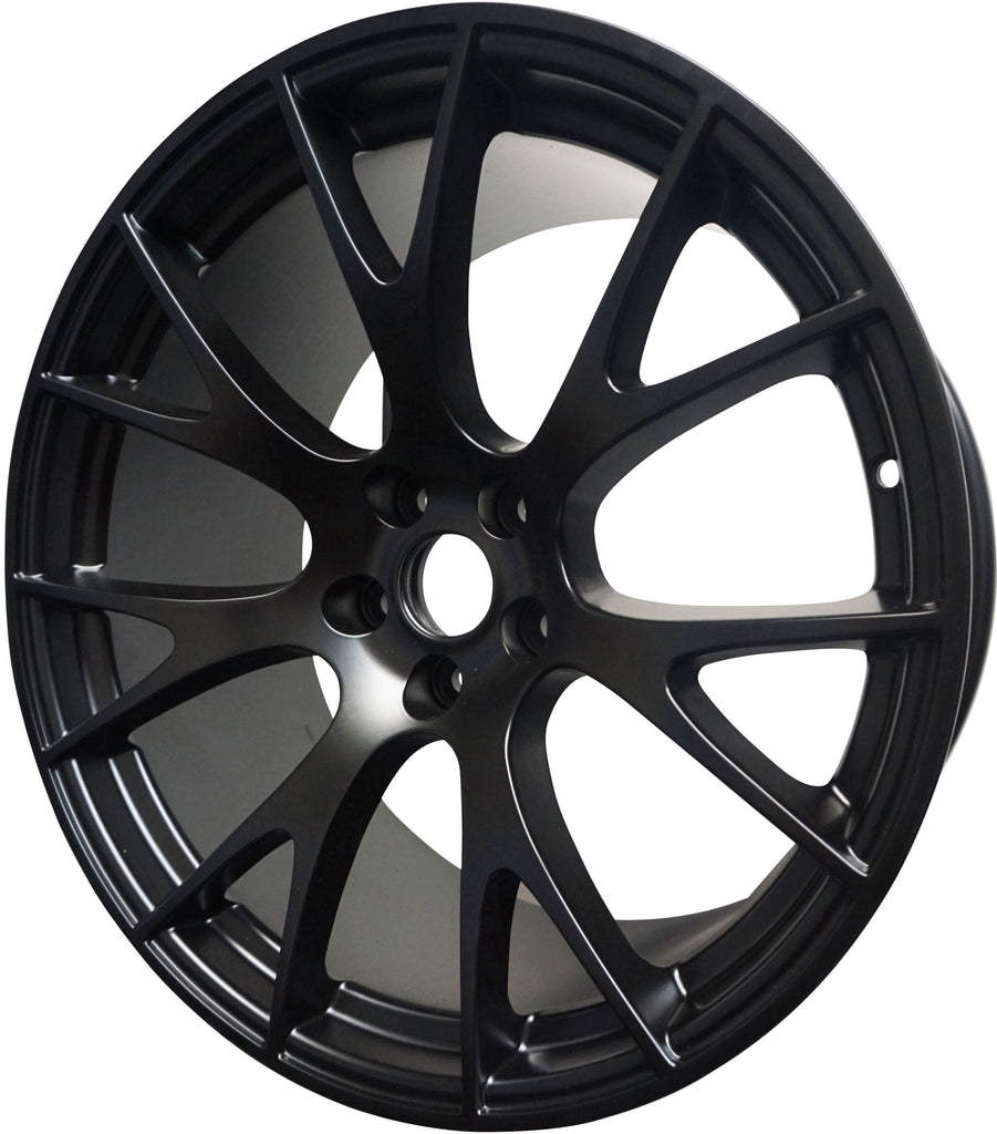 20 Inch Dodge Charger Challenger Magnum Hellcat Satin Black Rims