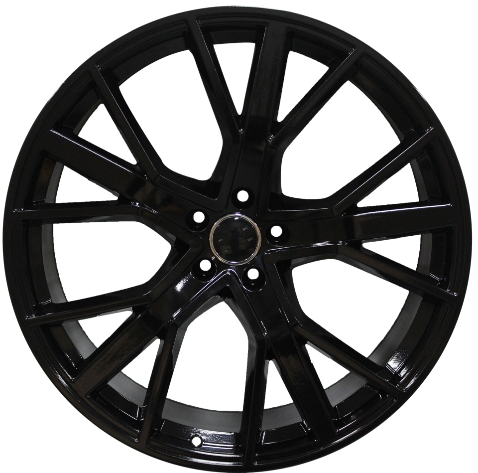 22 INCH WHEELS AUDI Q5 Q7 Q8 S6 S7 S8 A6 A7 A8 S LINE GLOSS BLACK RIMS