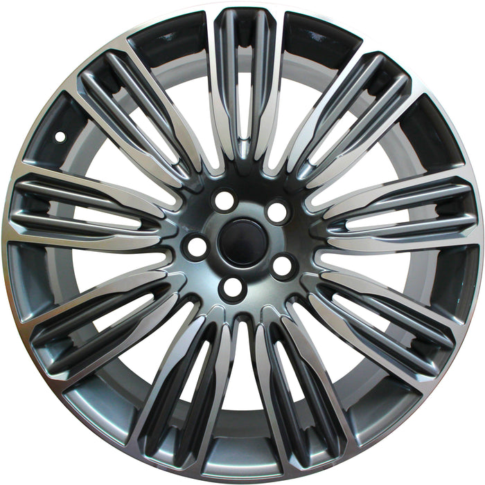 21 Inch Rims Range Rover Autobiography Sport LR3 LR4 & HSE Wheels Gunmetal Machined Face