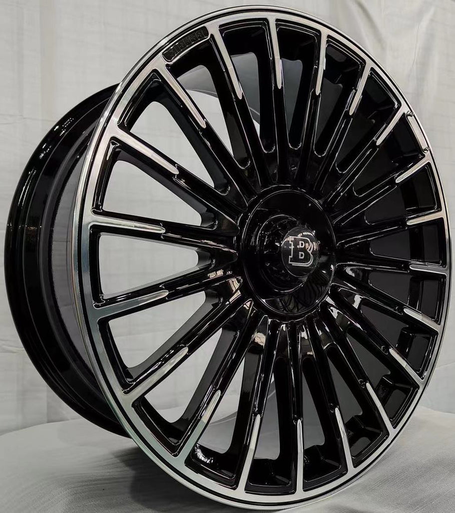 24 Inch Rims Fit Mercedes G Wagon G580 G550 G65 G63 G55 G500 Brabus "PLATINUM" Style Wheels