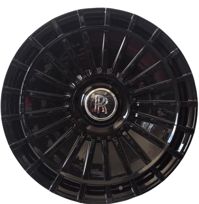 24" Rolls Royce Ghost Wraith Phantom Forged Staggered Gloss Black Wheels & Rims