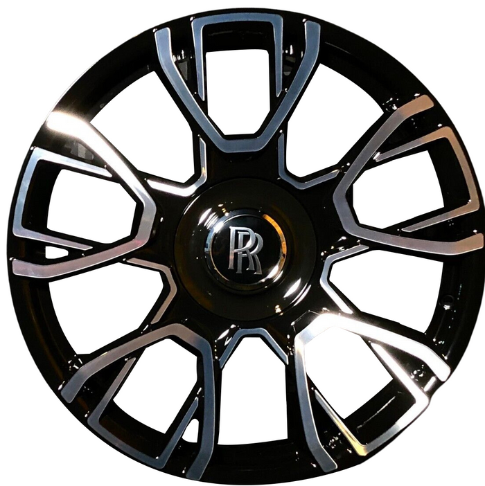 21" Rolls Royce Ghost Wraith Phantom Forged Black Machined Style 2020 Wheels