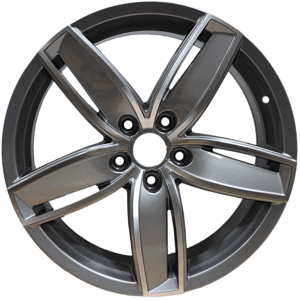 18 Inch Audi Rims RS3 Style Fit A3 A4 A5 A6 S3 S4 S5 S6 Q3 Q5 Gunmetal ...
