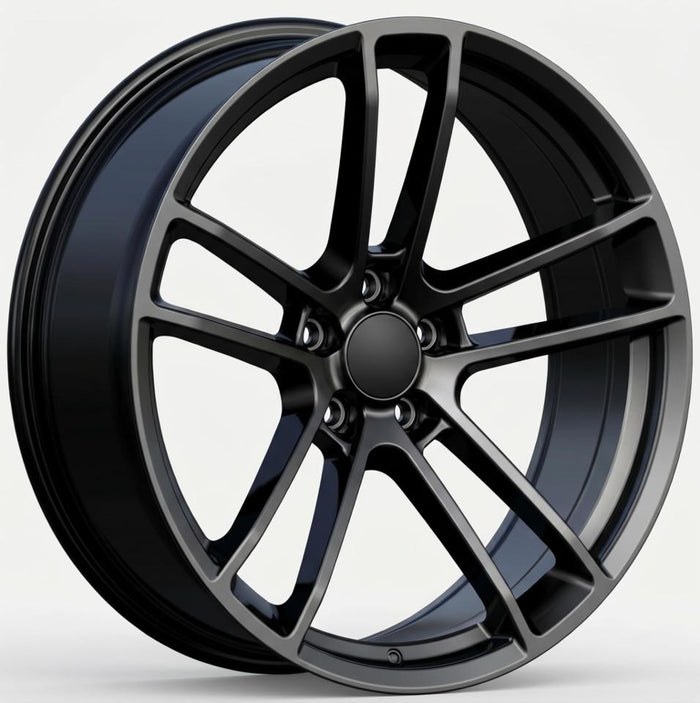 20" Dodge Charger Challenger Magnum Hellcat Staggered Gloss Black Wheels & Rims