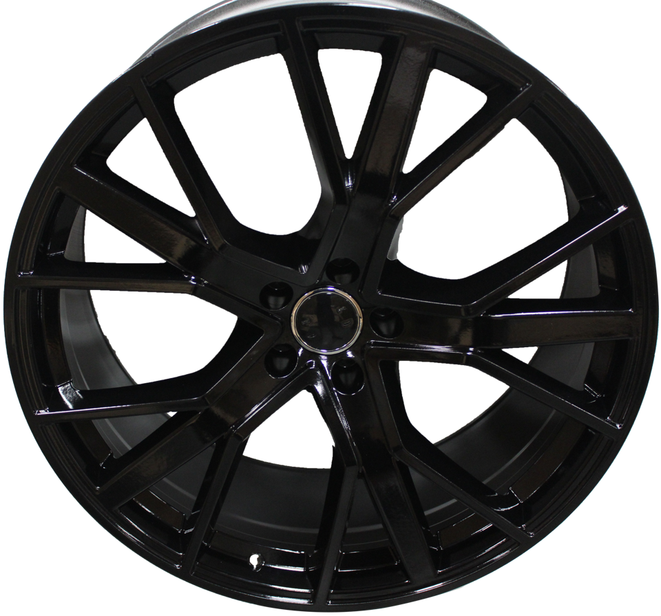 22 INCH WHEELS AUDI Q5 Q7 Q8 S6 S7 S8 A6 A7 A8 S LINE GLOSS BLACK RIMS