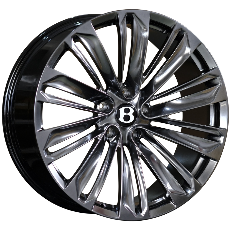22 Inch Monoblock Forged Rims Bentley Bentayga Hype Black Wheels