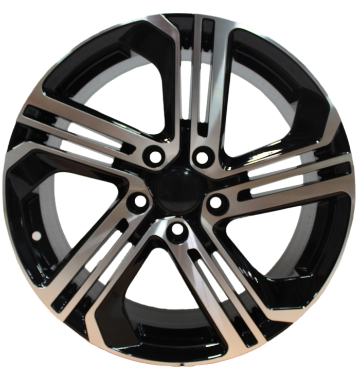 17” inch VW/Audi Jetta Golf CC A6 A4 A3 S4 S3 Rims Black Machined Face Wheels