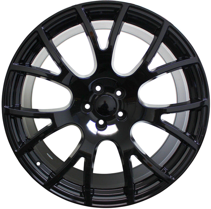 20 Inch Dodge Wheels Charger Challenger Magnum Hellcat SRT Gloss Black Rims