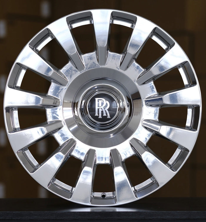 21" INCH ROLLS ROYCE GHOST WRAITH PHANTOM GHOST POLISHED WHEELS