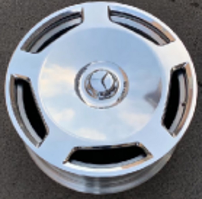 21 Inch Forged Mercedes Staggered Wheels Fit E Class S Class Polished Rims