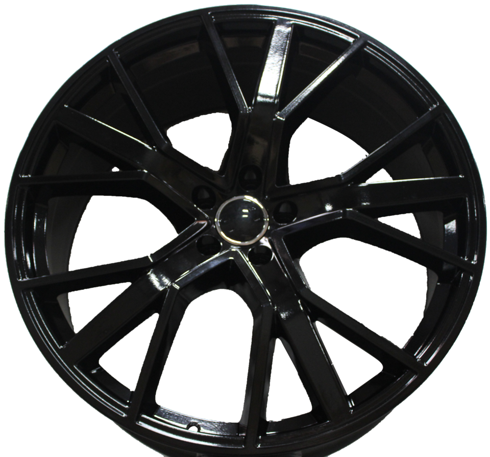 22 INCH WHEELS AUDI Q5 Q7 Q8 S6 S7 S8 A6 A7 A8 S LINE GLOSS BLACK RIMS