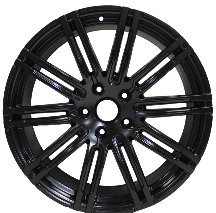 22 Inch Rims Fits Porsche Cayenne Rims Turbo S GTS Base Satin Black Wheels