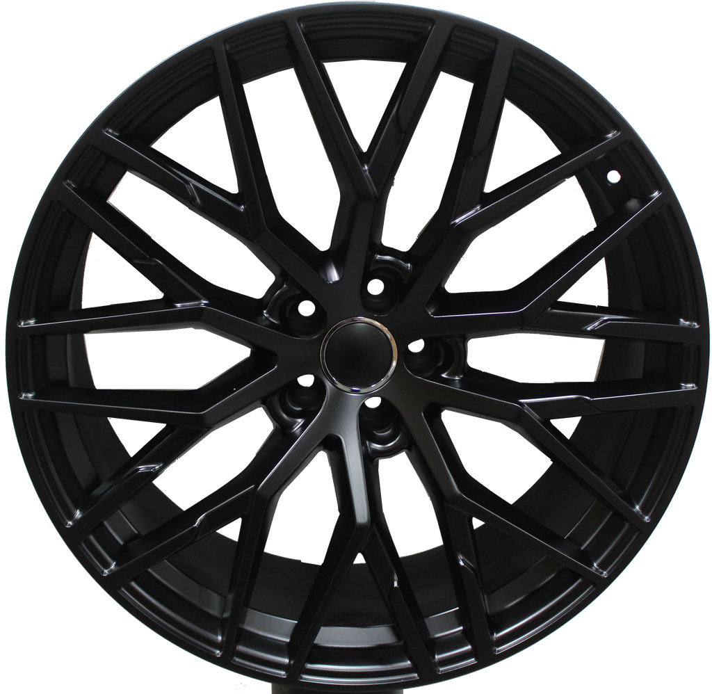 20 Inch Rims Audi S Line R8 Style A4 S4 A5 S5 A6 S6 A7 S7 Q3 Q5 SQ5 Mesh R8 Satin Black Wheels