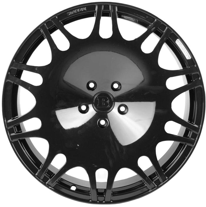 22" Inch Staggered BRABUS FORGED Style Rims Fit Mercedes S600 S580 S560 S500 S550 S63 S400 S450 S350 S Class Gloss Black Wheels