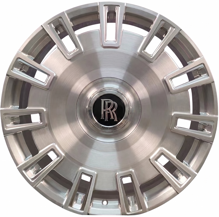 22" INCH ROLLS ROYCE GHOST CULLINAN PHANTOM FORGED BRUSHED CUSTOM WHEELS