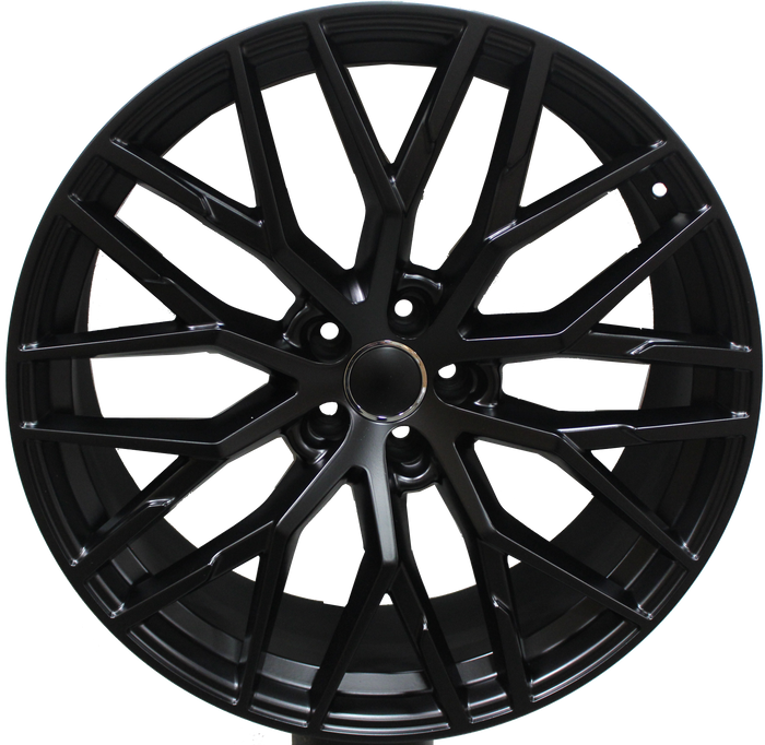 21 Inch Audi A8 A7 A6 S8 S7 S6 Q8 Q7 Q5 SQ8 SQ7 SQ5 RS Style Rims Gloss Black Wheels