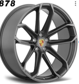 21 Inch Staggered Rims Fits Porsche Macan Base S GTS Turbo Staggered Wheels