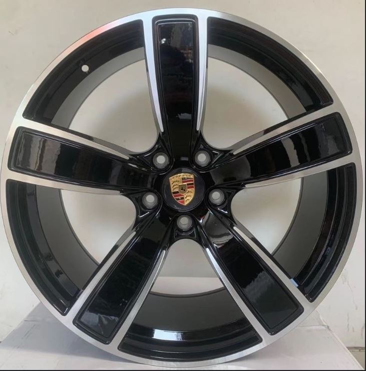 22 Inch Staggered Rims Fits Porsche Cayenne Rims Base S GTS Turbo Wheels