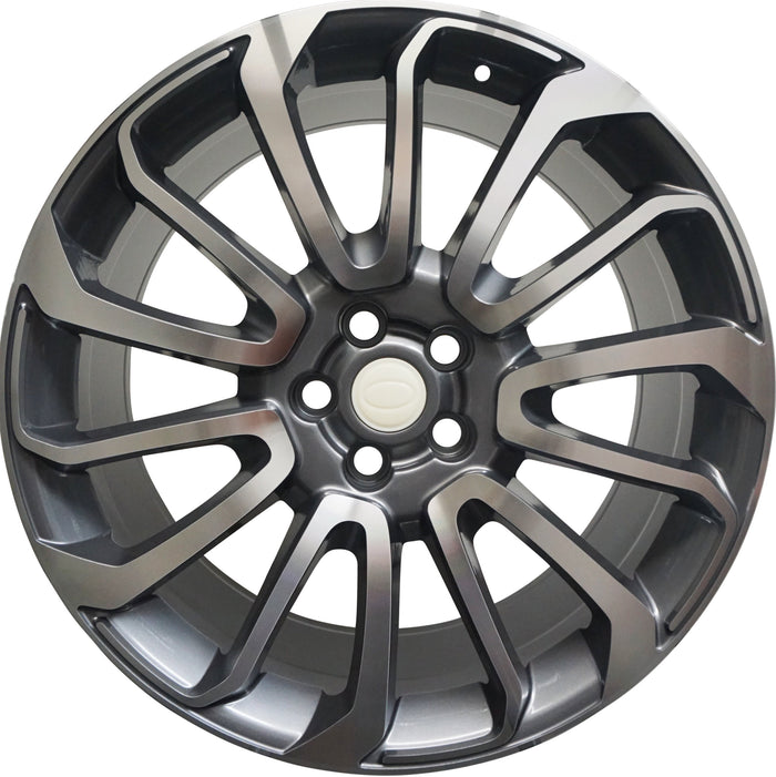 24 Inch Rims Range Rover Autobiography Style Sport LR3 LR4 & HSE Wheels Gunmetal Machined Face