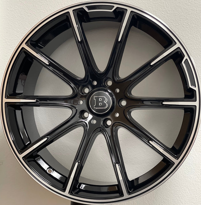 22 Inch Rims Fit Mercedes S580 S560 S600 S500 S550 S63 S400 S450 S350 S Class 2022 Style Wheels