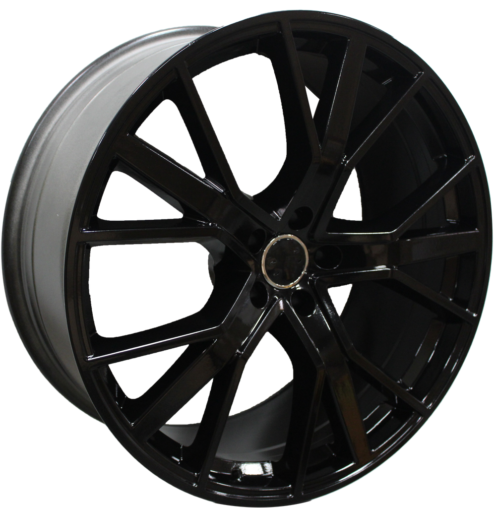 22 INCH WHEELS AUDI Q5 Q7 Q8 S6 S7 S8 A6 A7 A8 S LINE GLOSS BLACK RIMS